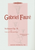 Faure - Sicilienne Op. 78 for Violin and Piano (PET)