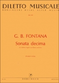 Sonata Decima für Violine, Fagott und Basso Continuo
