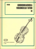 Cello Tutor Volume III