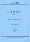Goens - Scherzo Op. 12 for Cello and Piano (INT)