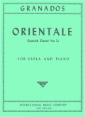 Orientale from Spanish Dance No.2