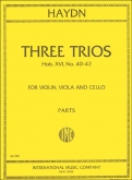 Three Trios, Hob. XVI, No. 40-42