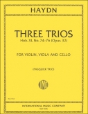Three Trios, Hob. XI, No. 74-76