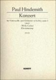 Hindemith - Cello Concerto in E flat Major, Op. 3 (SCHOTT)