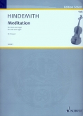 Hindemith - Meditation for Viola and Organ (SCHOTT)