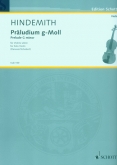 Hindemith - Prelude in G Minor for Solo Violin (SCHOTT)