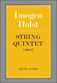 Holst, Imogen - String Quintet - Score (FABER)