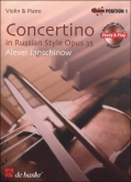 Concertino in Russian Style, Op.35 for Violin & Piano