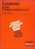 Kabalevsky - Rondo in Memory of Prokofiev, Op. 79 (SCHIR)