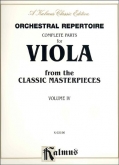 Orchestral Repertoire-Complete Parts for Viola from the Classic