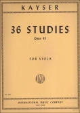 36 Studies for viola