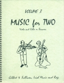 Music for Two Volume 3 - Viola and Cello/Bassoon