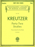 Forty-Two Studies - Transcribed for the Viola