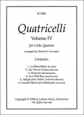 Quatricelli - Vol. 4, For Cello Quartet