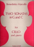 Marcello - Two Sonatas in G and C for Cello and Piano (S&B)