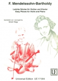 Mendelssohn - Easy Pieces For Violin And Piano (UE)