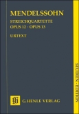 String Quartets, Op. 12, 13 - Score