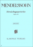 Mendelssohn - String Quartet Op. 44, Nos. 1-3 (HEN)