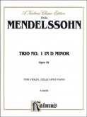 Mendelssohn - Piano Trio in D minor, Op. 49 (KAL)