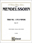 Trio No. 1 in D Minor, Op. 49