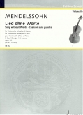 Lied ohne Worte D-Dur fur Violoncello (Viola) und Klavier