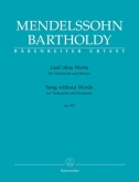 Mendelssohn - Song Without Words Op. 109