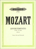 Mozart - Divertimento for Violin, Viola and Cello, K. 563 (PET)