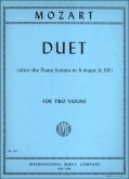 Duet in A K. 331