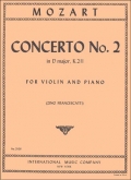 Concerto No.2 in D K211