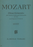 Mozart - Divertimento for Violin, Viola and Cello, K. 563 (HEN)