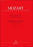 Mozart - Divertimento for Violin, Viola and Cello, K. 563 (BAR)