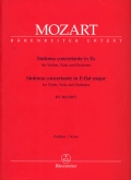 Mozart - Sinfonia Concertante in E-flat major, K 364 Score (BAR)