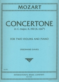 Mozart - Concertone in C major for two Violins, K. 190 (INT)