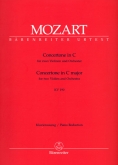 Mozart - Concertone in C major for two Violins, K. 190 (BAR)