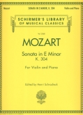 Sonata in E minor, K. 304