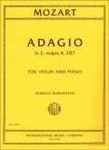 Adagio in e-flat major, K. 287