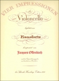 Vier Impressionen für Violoncello begleitet vom Pianoforte