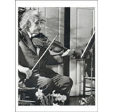 Postcard - Albert Einstein Playing the Violin, 1941