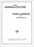 Trois Caprices for Violin and Piano