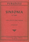 Pergolesi - Sinfonia in F major for Cello and Piano (INT)