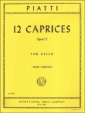12 Caprices, Op. 25 for Cello