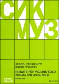 Prokofiev - Sonata for Solo Violin, Op. 115 (SIK)