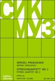 Prokofiev - String Quartet No. 2, Op. 92 - Score (SIK)