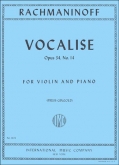 Vocalise Op.34 No.14