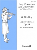 Rieding - Concertino in D, Op. 25 (BOS)