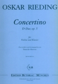 Rieding - Concertino in D Major, Op. 5 for Violin and Piano