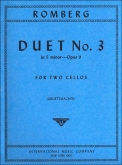 Duet in E minor, Op. 9 for Two Cellos