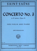 Concerto No.3 in B- Op.61 for Violin and Piano
