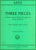 Satie - Three Pieces