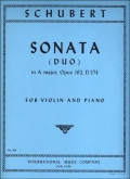 Sonata (Duo) in A Op.162 D.574
